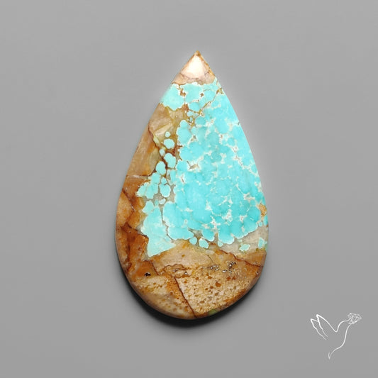 Number 8 Mines Turquoise Cabochon