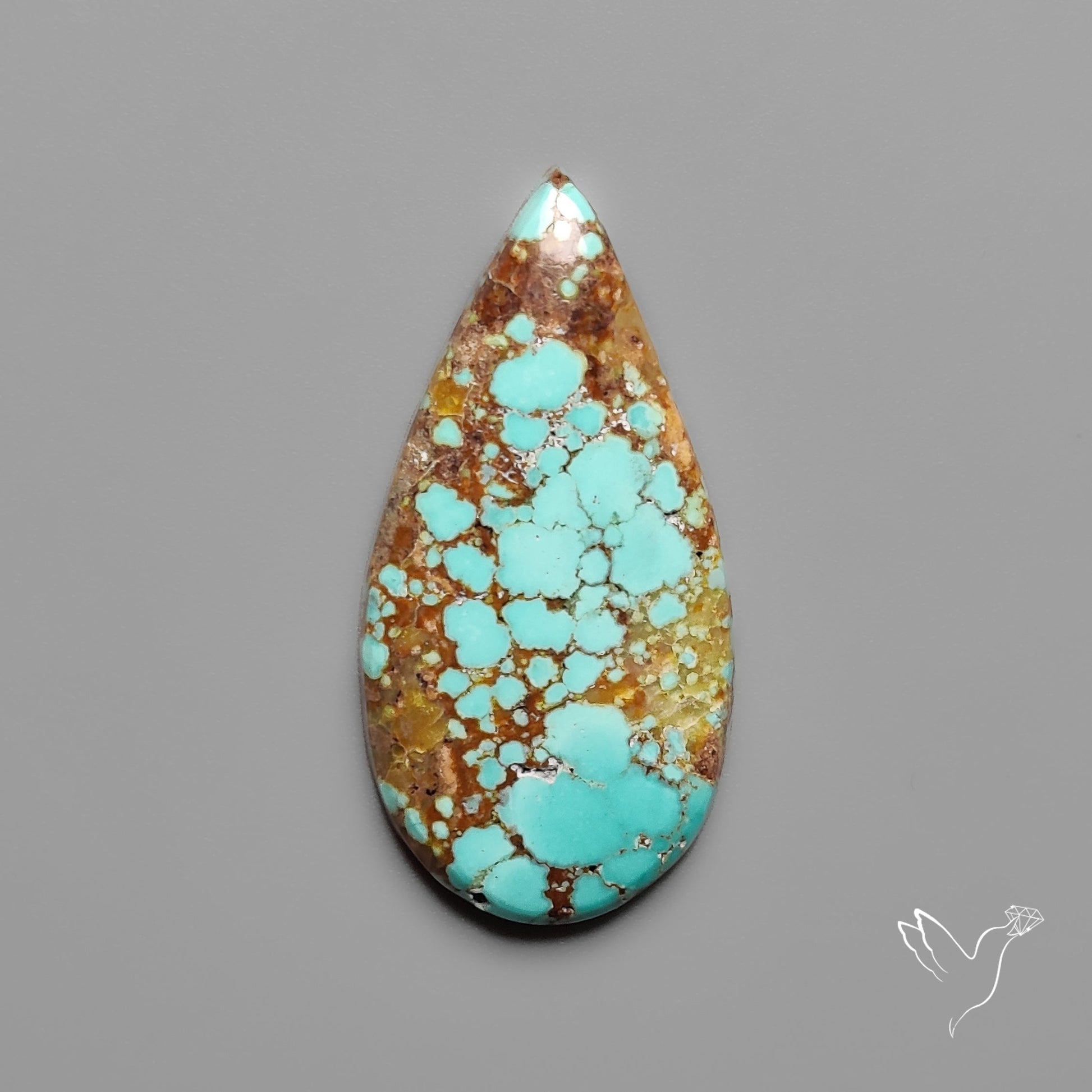 Number 8 Mines Turquoise Cabochon