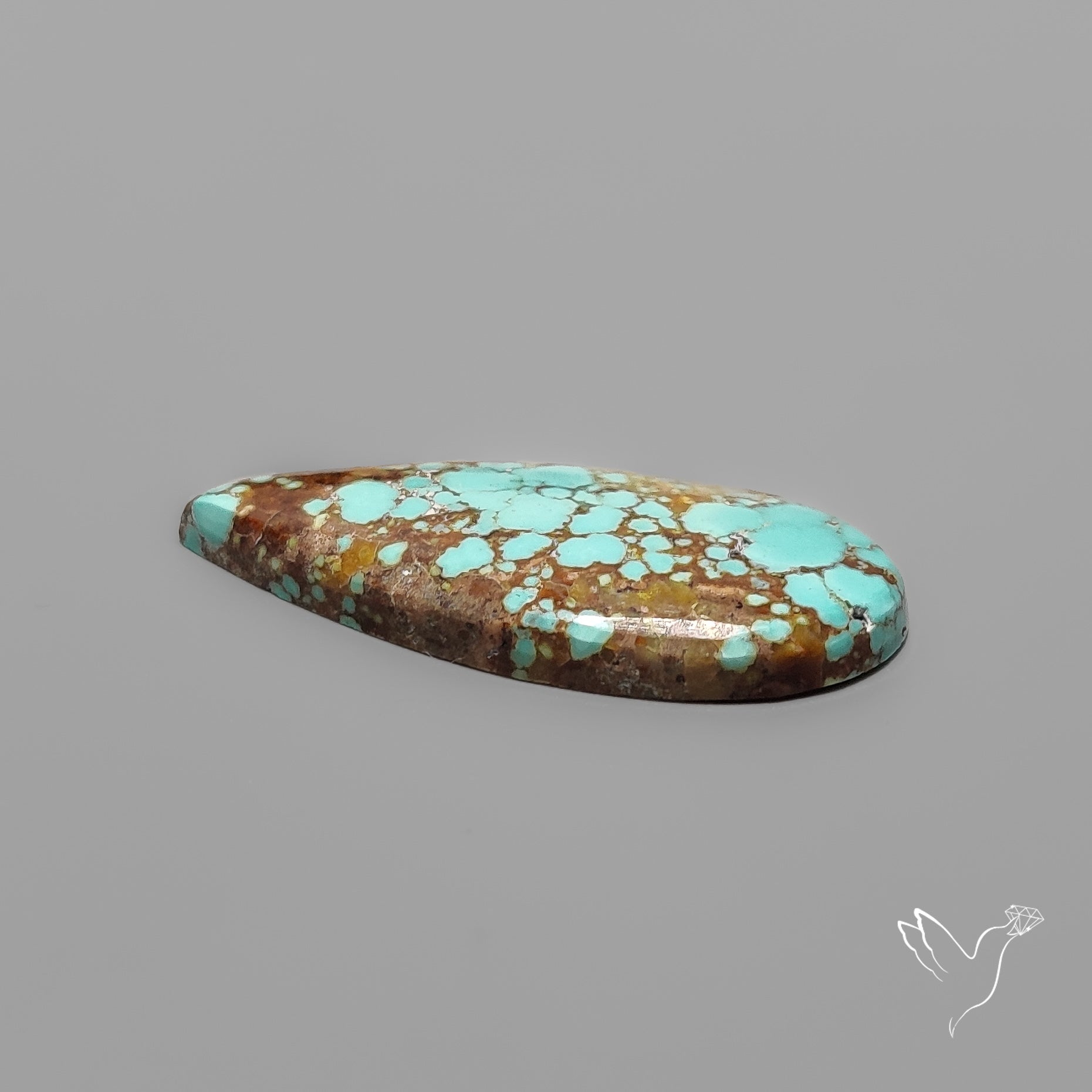 Number 8 Mines Turquoise Cabochon