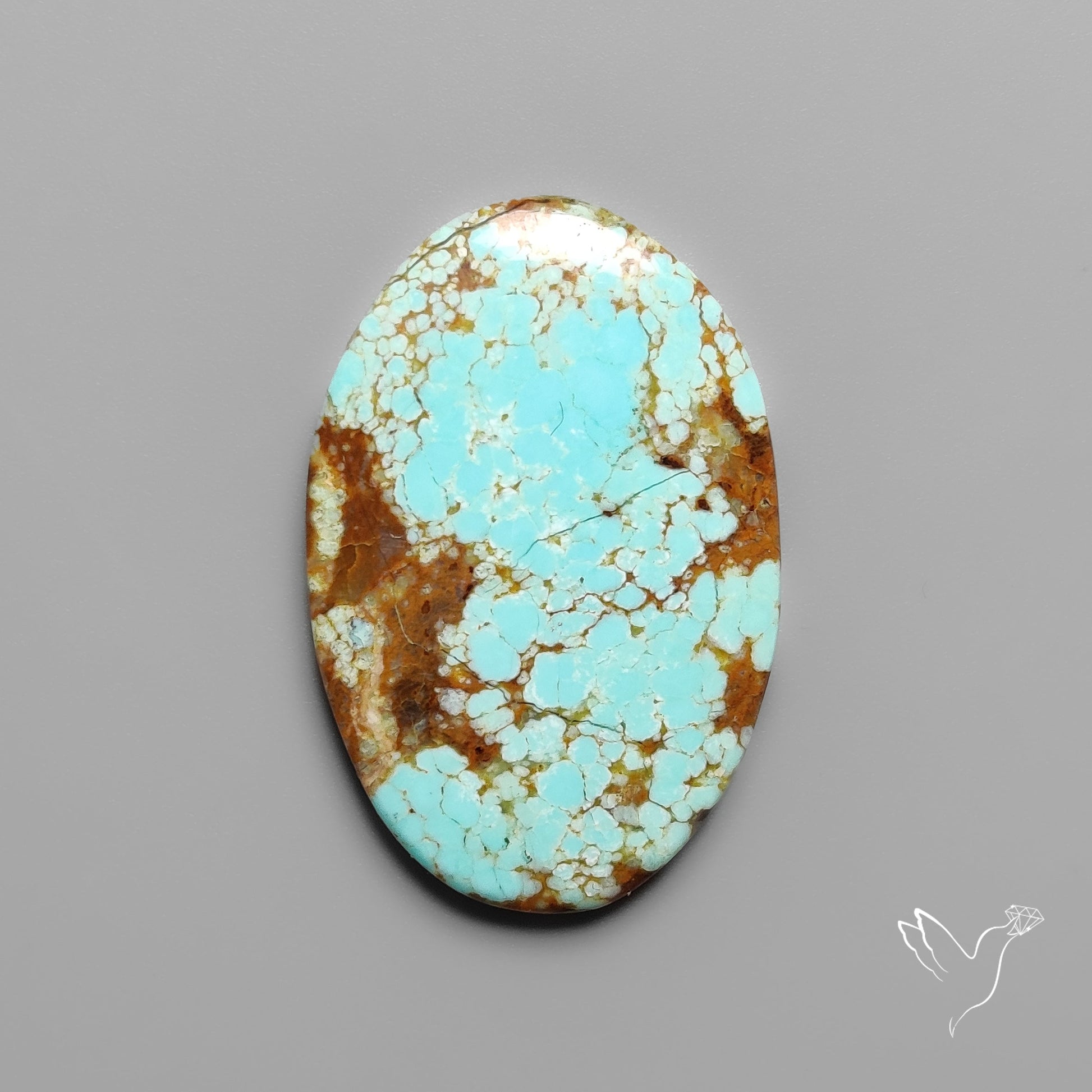 Number 8 Mines Turquoise Cabochon