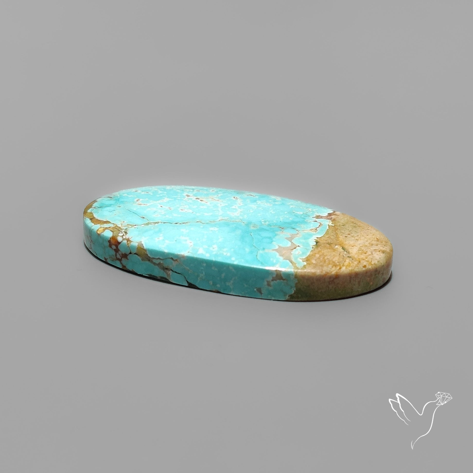 Number 8 Mines Turquoise Cabochon