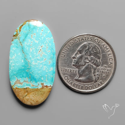 Number 8 Mines Turquoise Cabochon