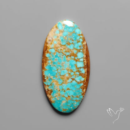 Number 8 Mines Turquoise Cabochon
