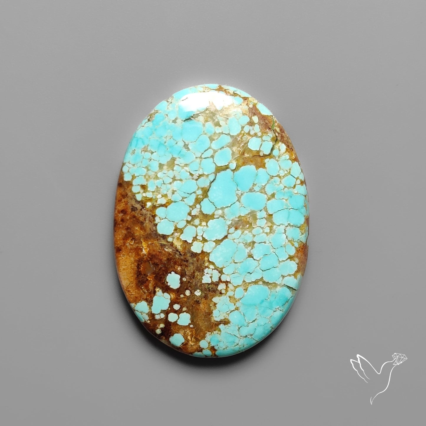 Number 8 Mines Turquoise Cabochon