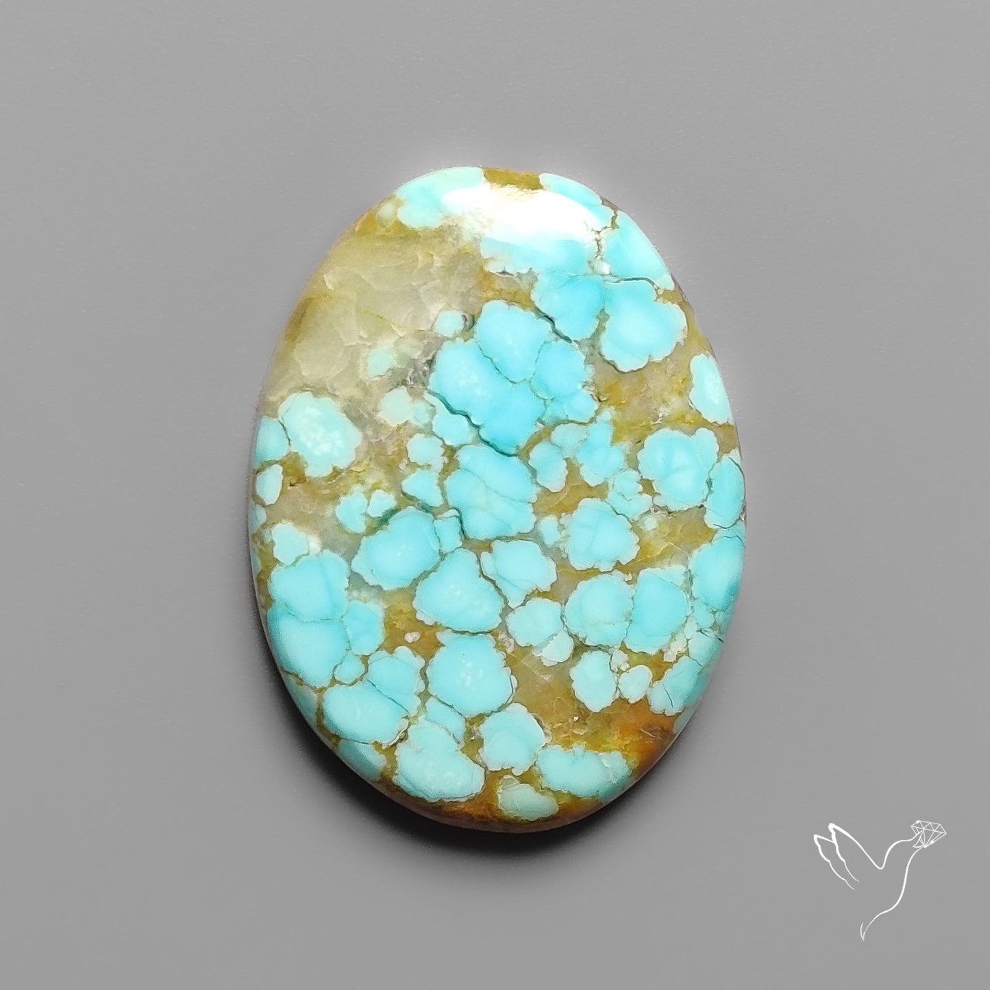 Number 8 Mines Turquoise Cabochon