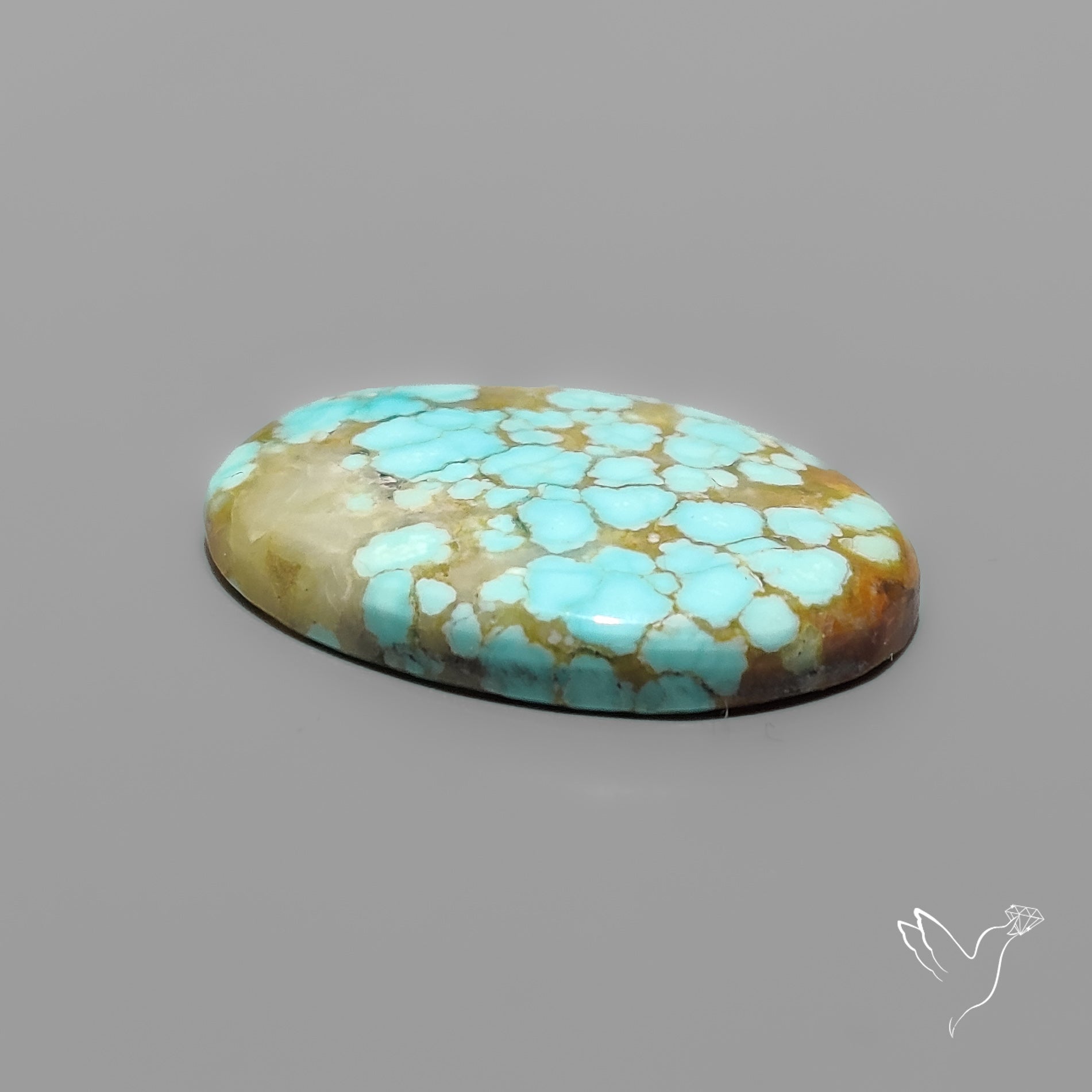 Number 8 Mines Turquoise Cabochon