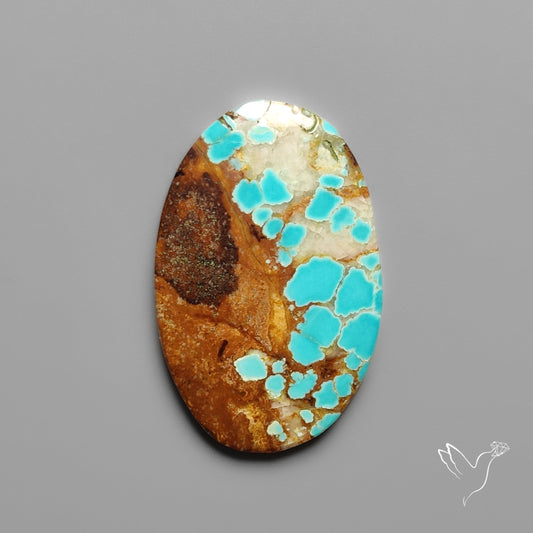 Number 8 Mines Turquoise Cabochon