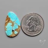 Number 8 Mines Turquoise Cabochon