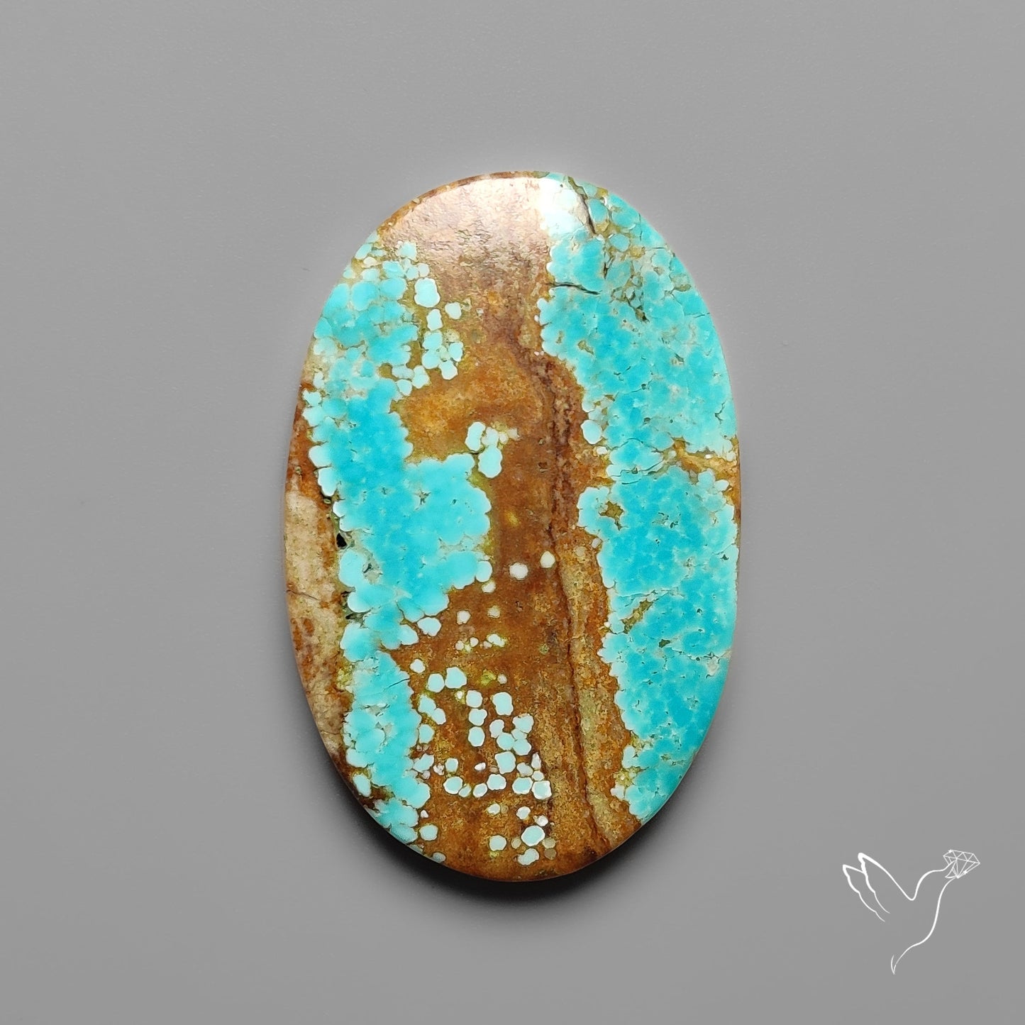 Number 8 Mines Turquoise Cabochon