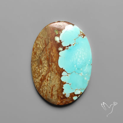 Number 8 Mines Turquoise Cabochon