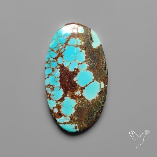 Number 8 Mines Turquoise Cabochon