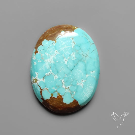 Number 8 Mines Turquoise Cabochon