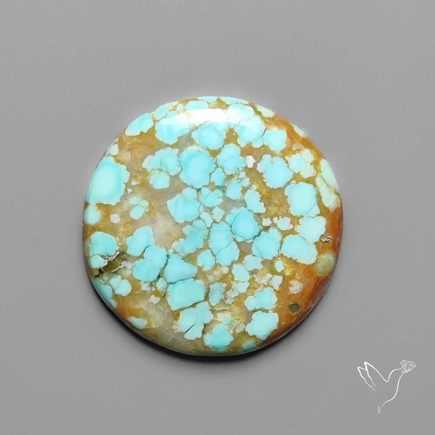 Number 8 Mines Turquoise Cabochon