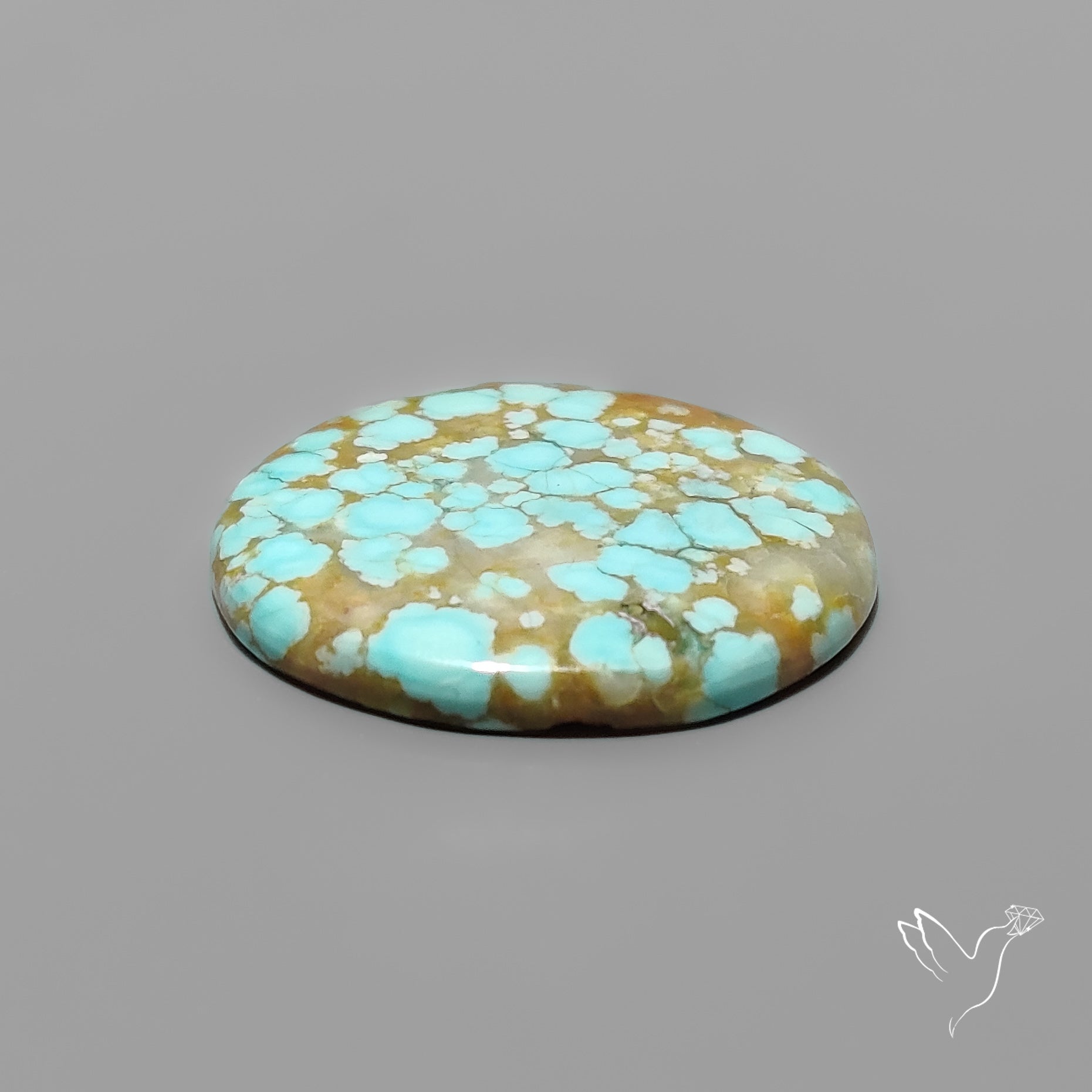 Number 8 Mines Turquoise Cabochon