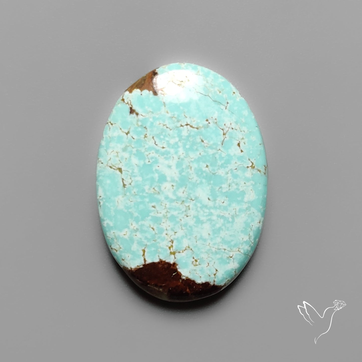 Number 8 Mines Turquoise Cabochon