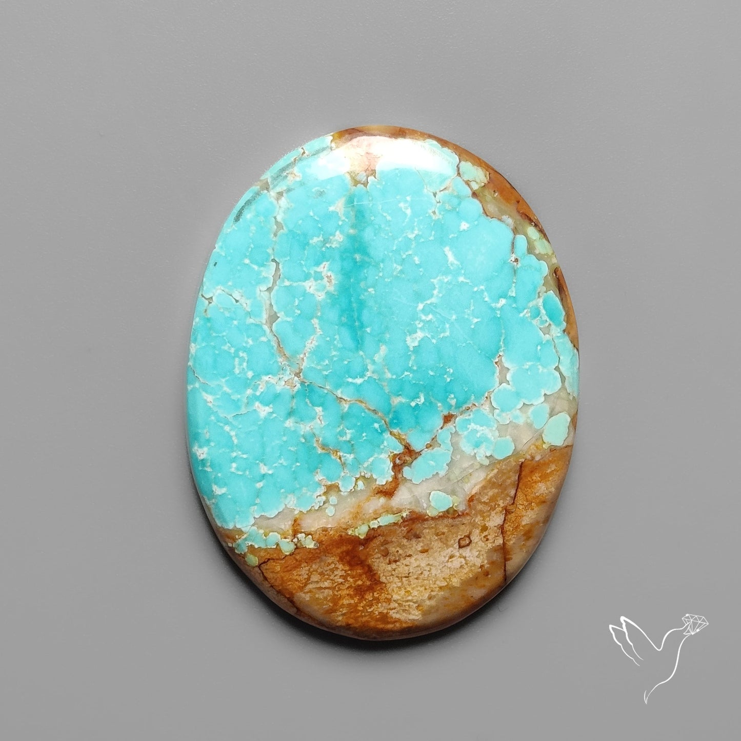 Number 8 Mines Turquoise Cabochon