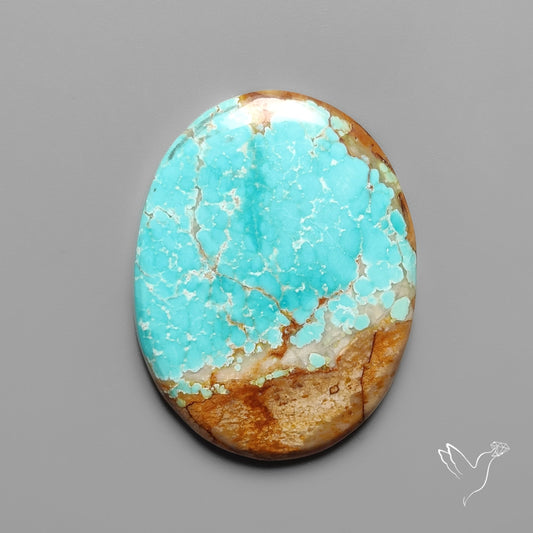 Number 8 Mines Turquoise Cabochon