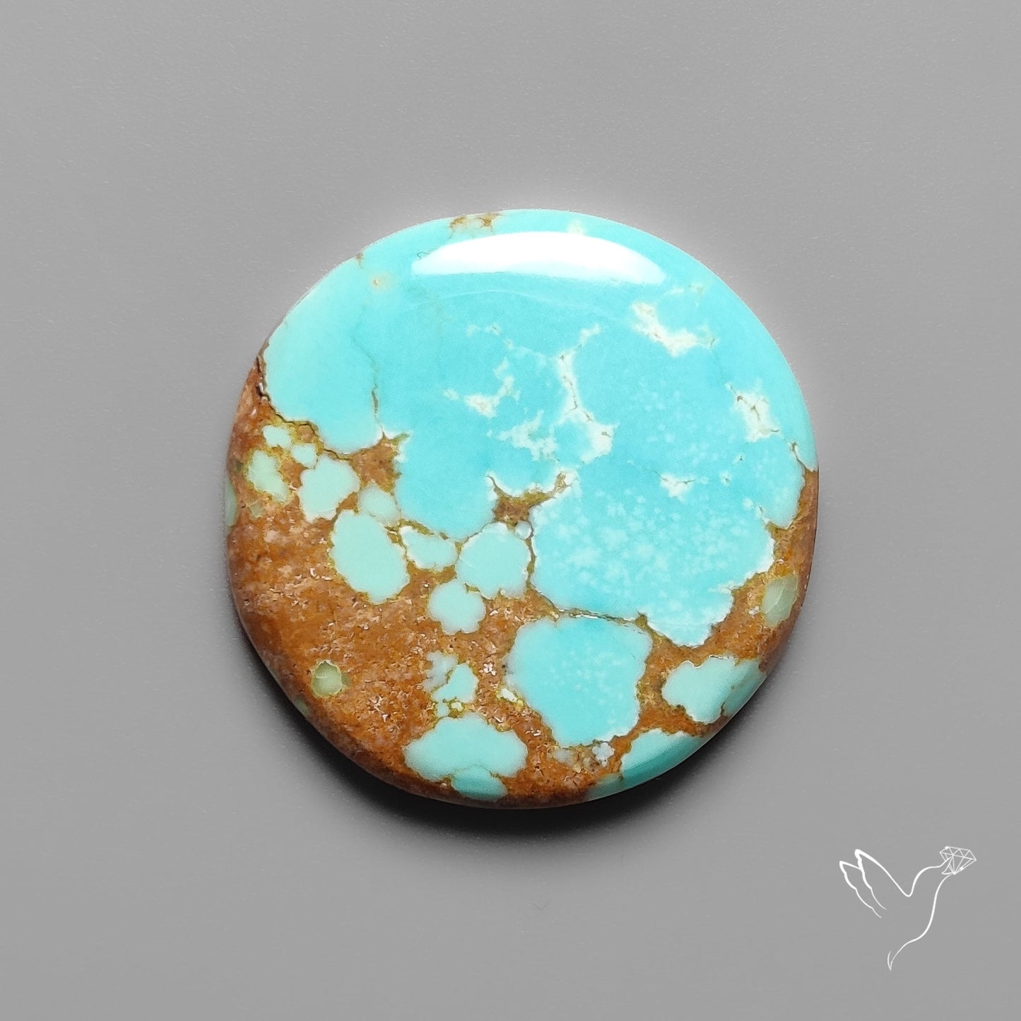 Number 8 Mines Turquoise Cabochon