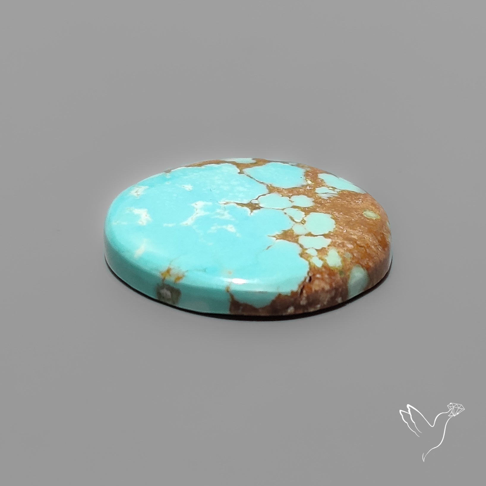 Number 8 Mines Turquoise Cabochon
