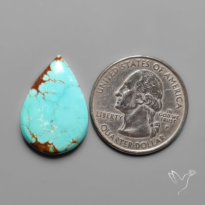 Number 8 Mines Turquoise Cabochon