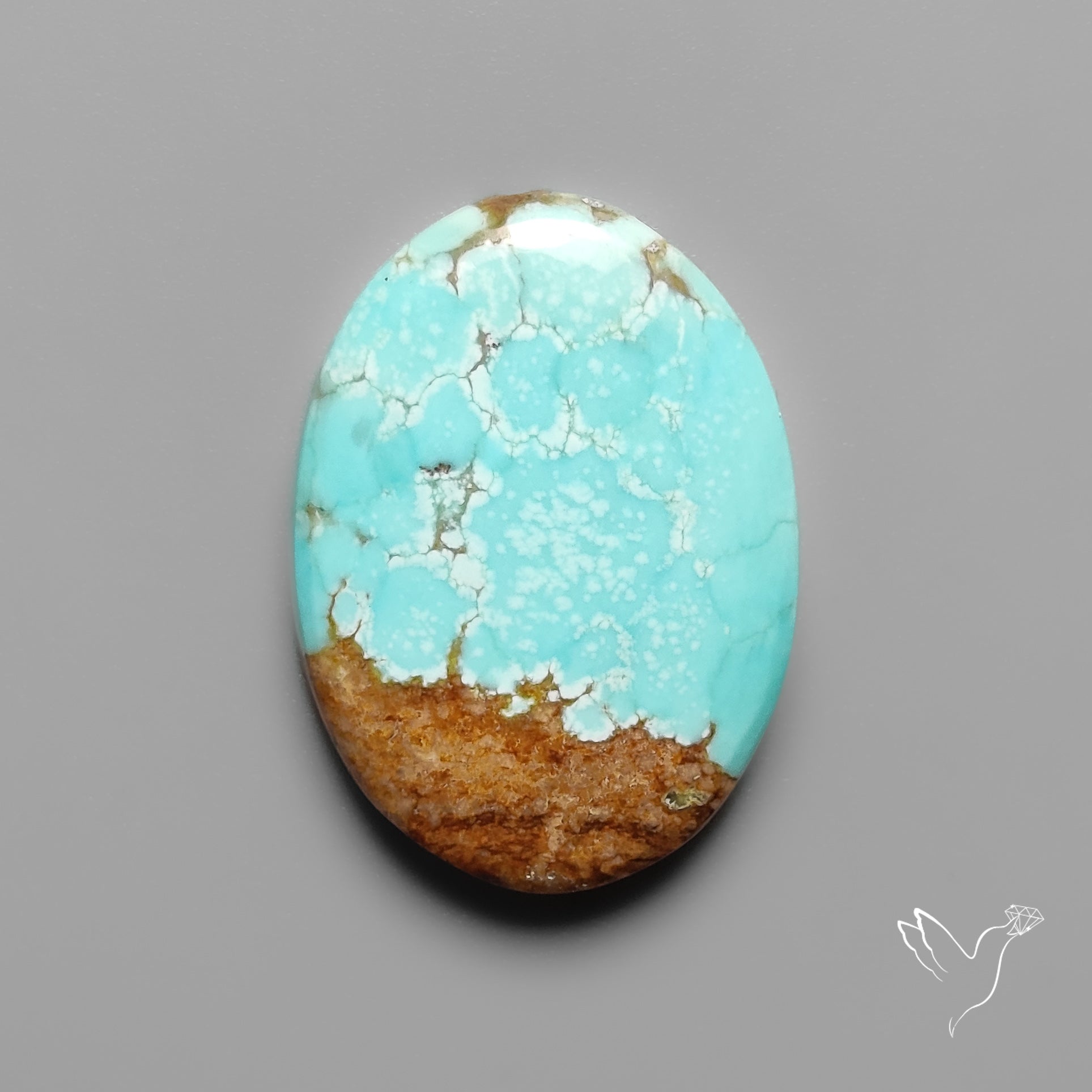 Number 8 Mines Turquoise Cabochon