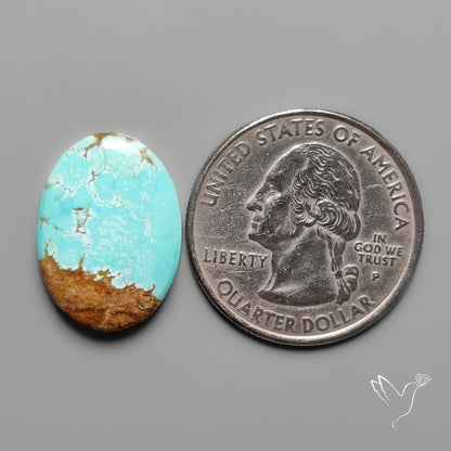 Number 8 Mines Turquoise Cabochon
