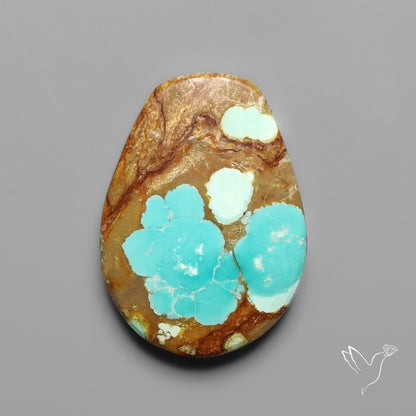 Number 8 Mines Turquoise Cabochon