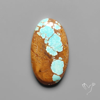 Number 8 Mines Turquoise Cabochon