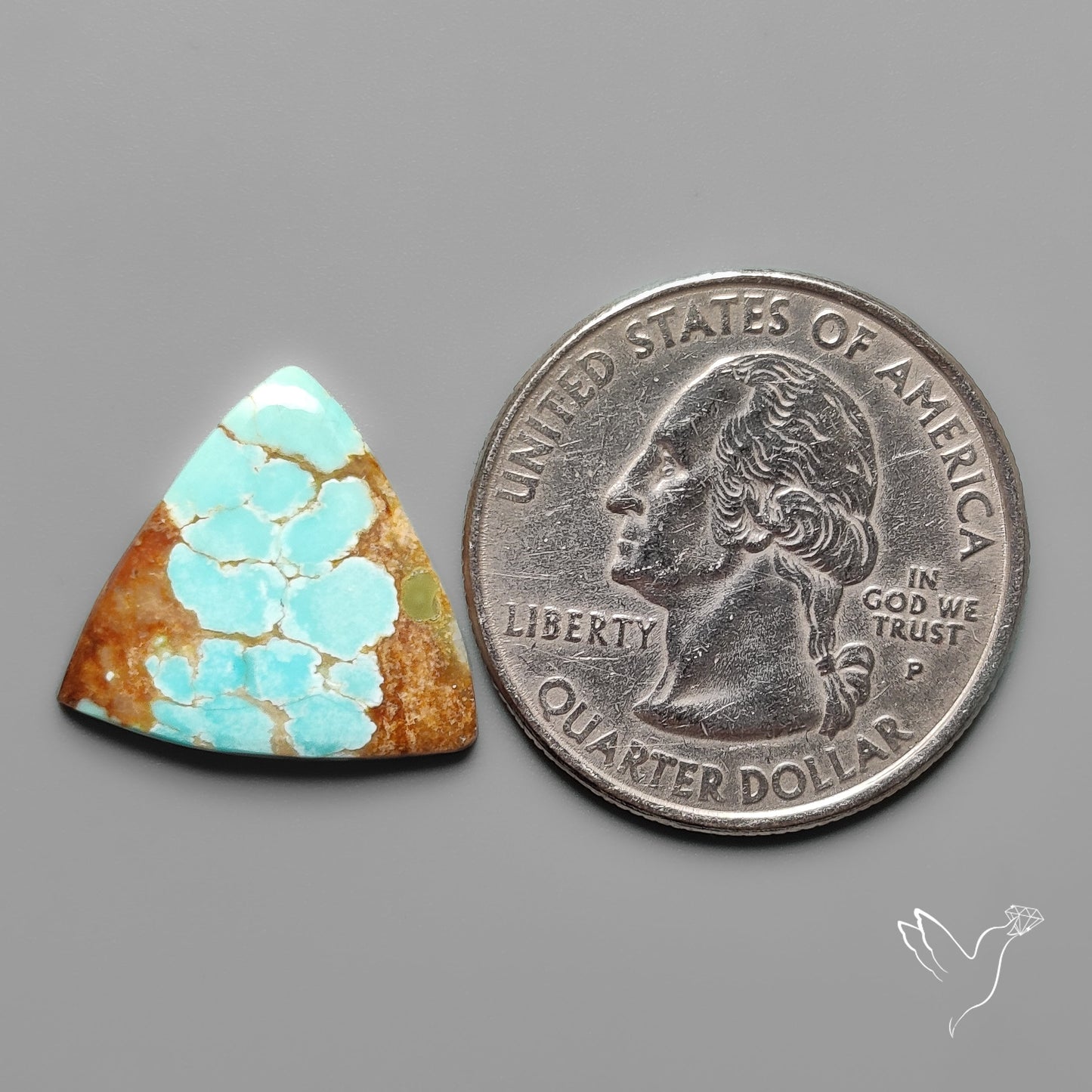 Number 8 Mines Turquoise Cabochon