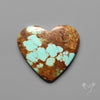 Number 8 Mines Turquoise Heart Cabochon