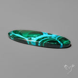 Chrysocolla In Malachite with Chattoyancy Cabochon