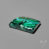 Chrysocolla In Malachite with Chattoyancy Cabochon