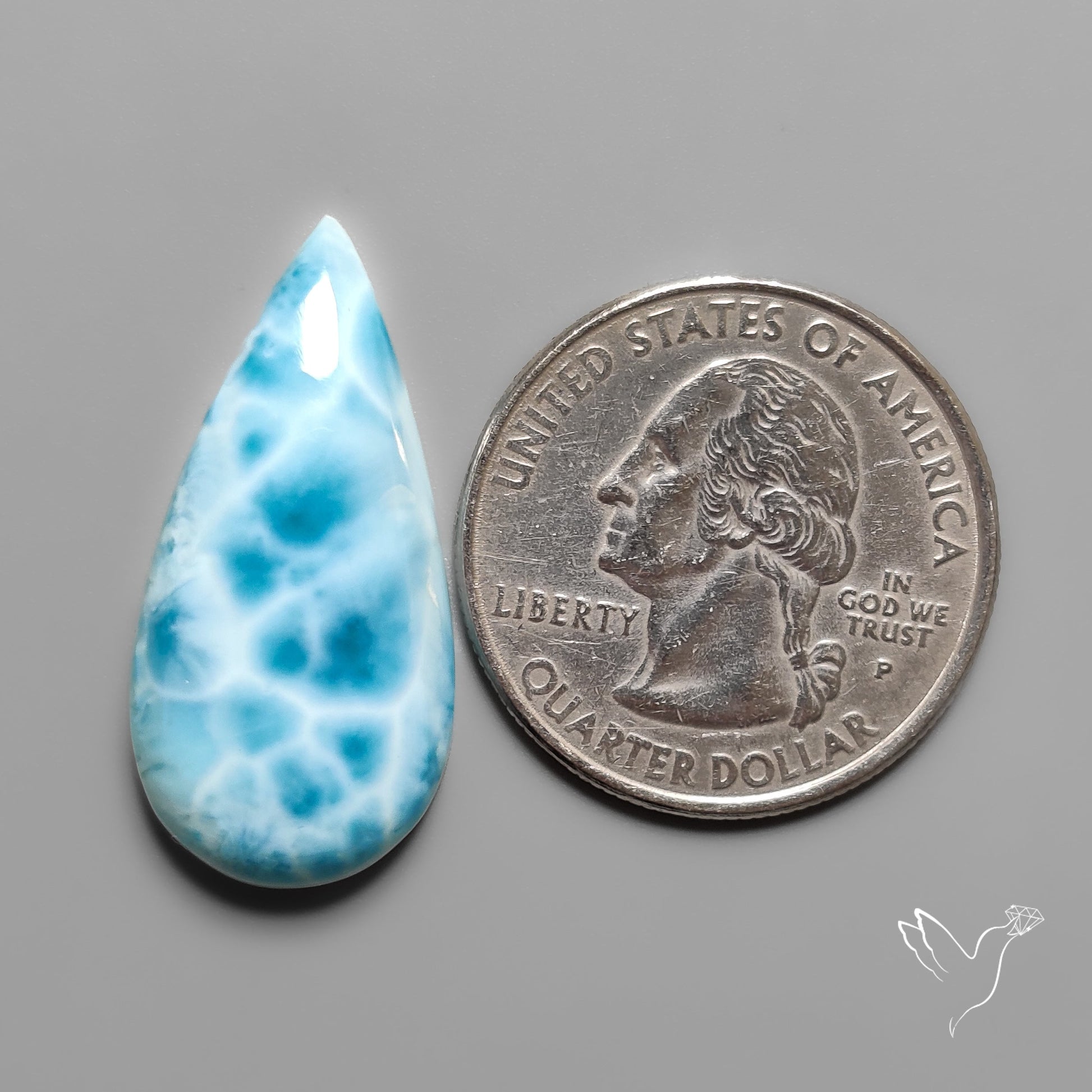 Larimar Cabochon