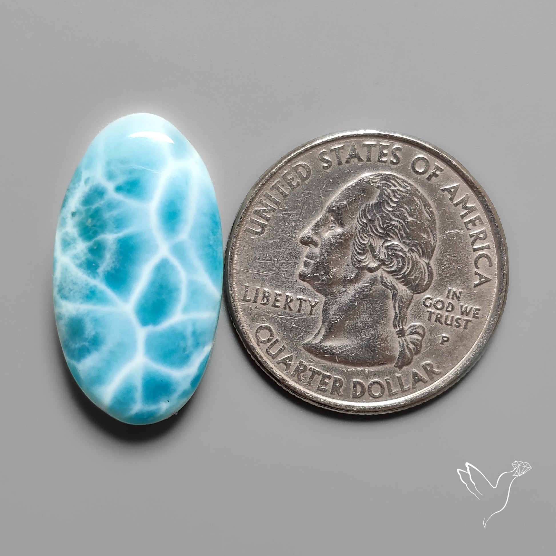 Larimar Cabochon