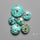 Drilled Hubei Turquoise Large Beads Lot