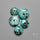 Drilled Hubei Turquoise Large Beads Lot