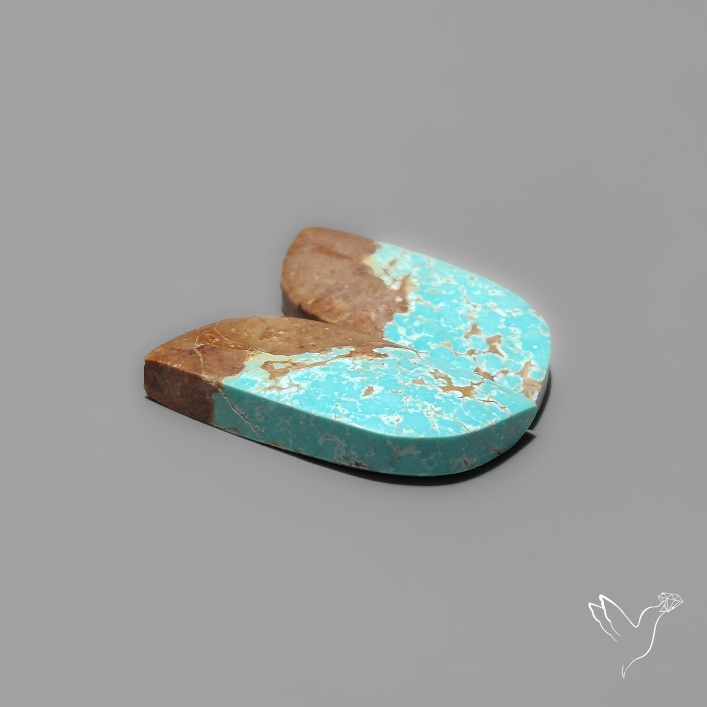 Number 8 Mines Turquoise Pair Rare