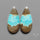 Number 8 Mines Turquoise Pair Rare