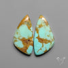 Number 8 Mines Turquoise Pair Rare