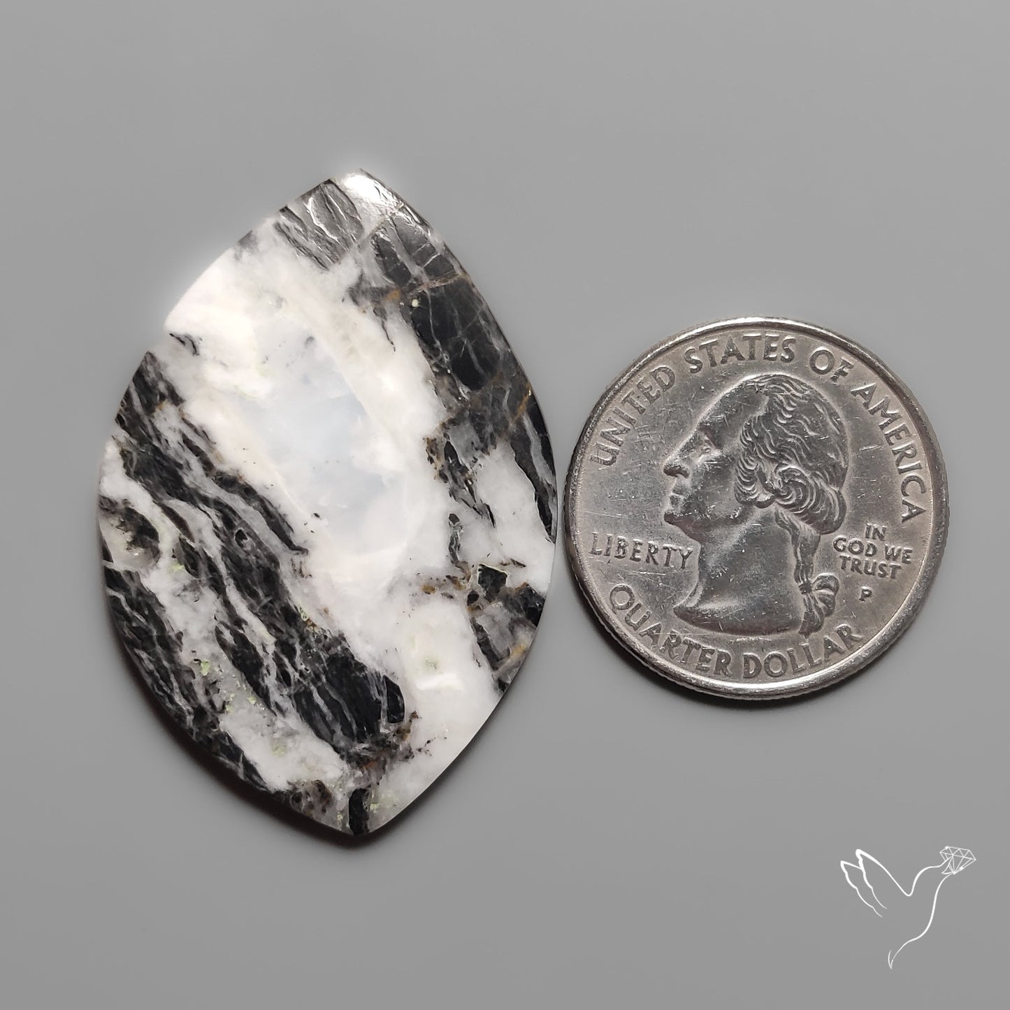 White Buffalo Turquoise Cabochon