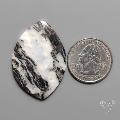 White Buffalo Turquoise Cabochon
