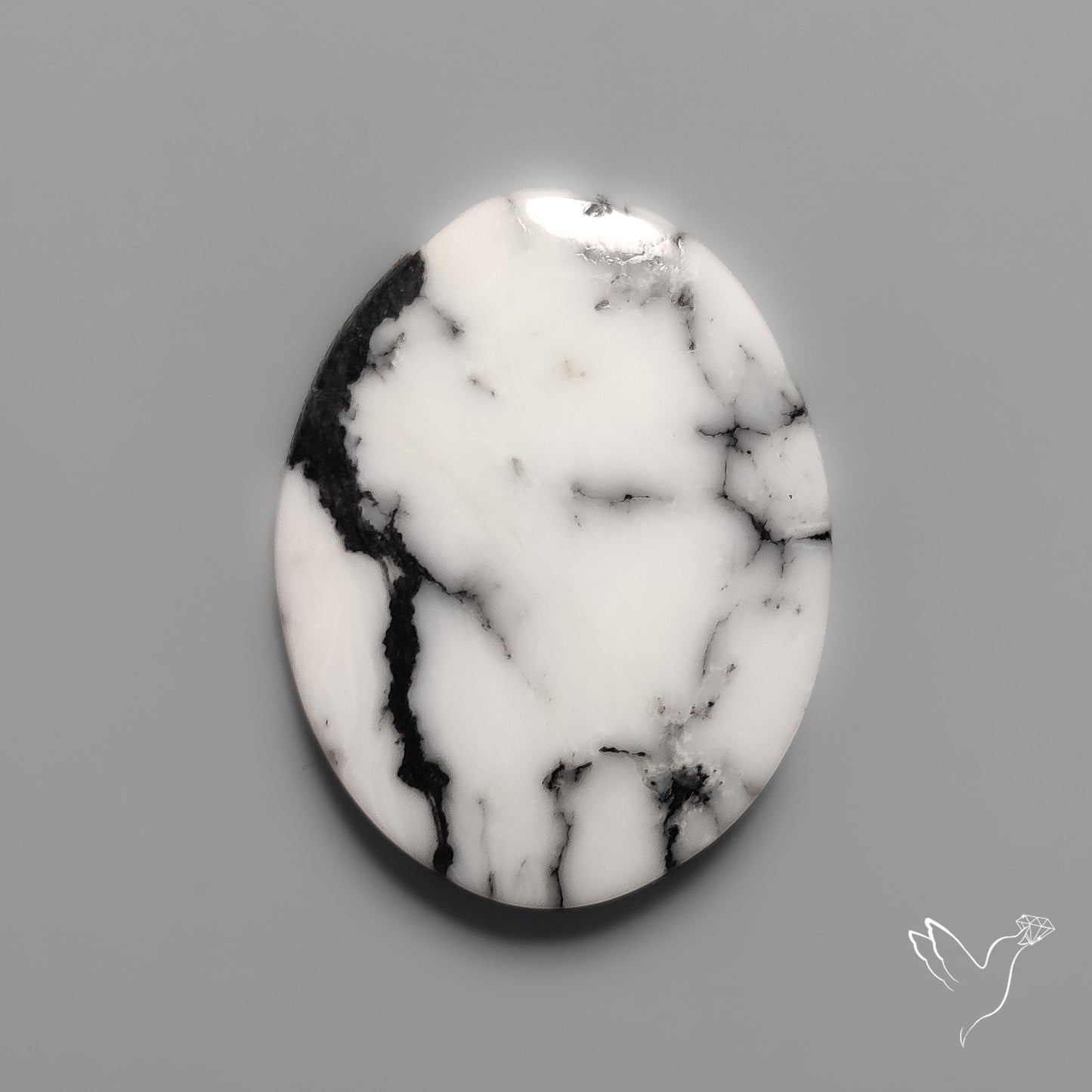 White Buffalo Turquoise Cabochon