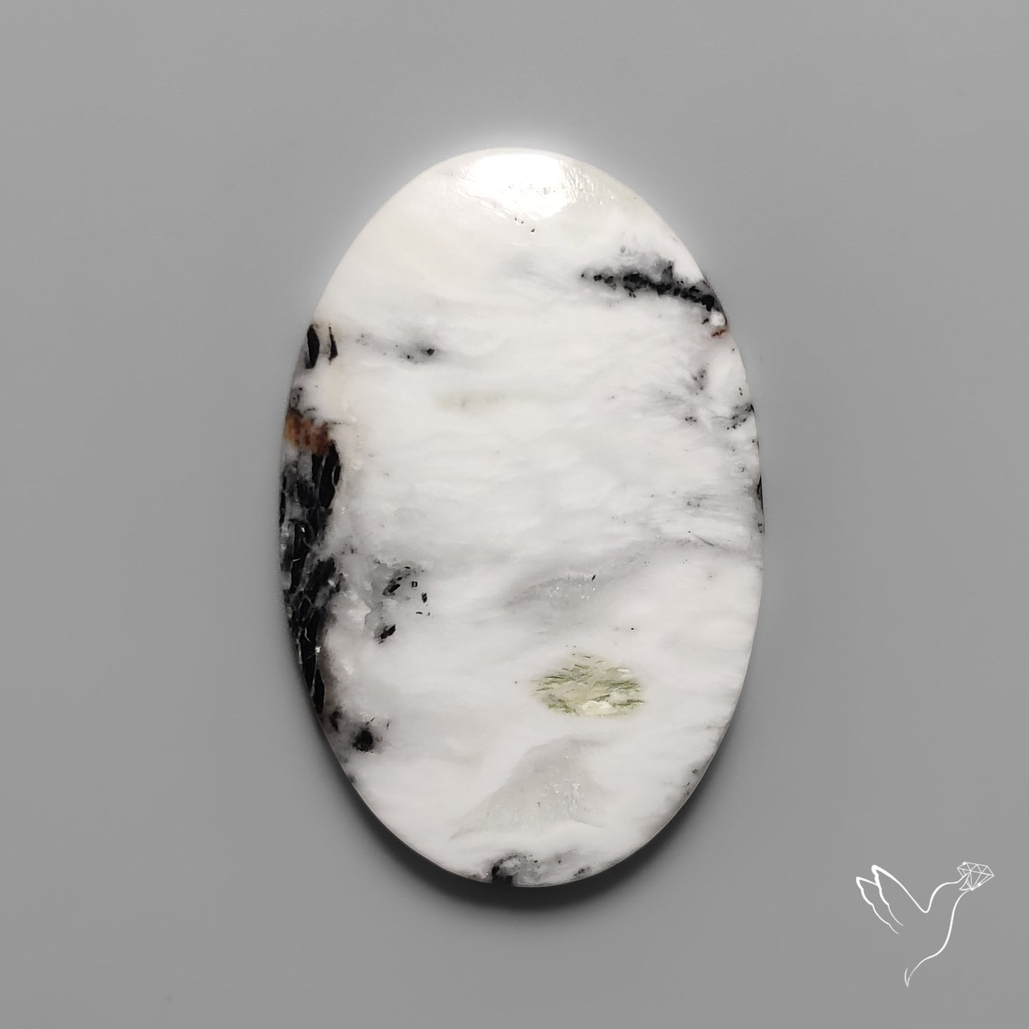 White Buffalo Turquoise Cabochon