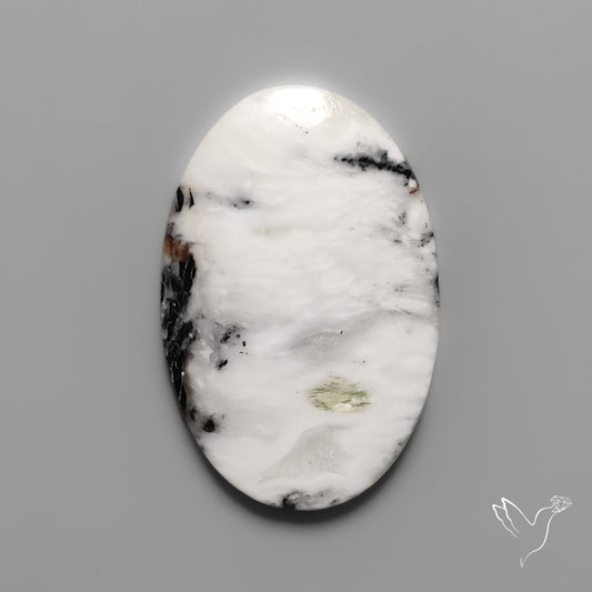 White Buffalo Turquoise Cabochon