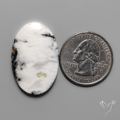 White Buffalo Turquoise Cabochon