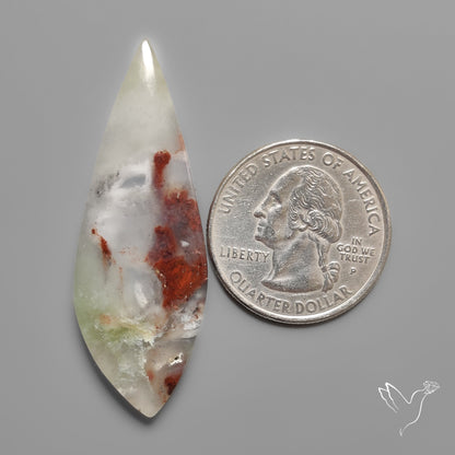 Aqua Chrysoprase Cabochon