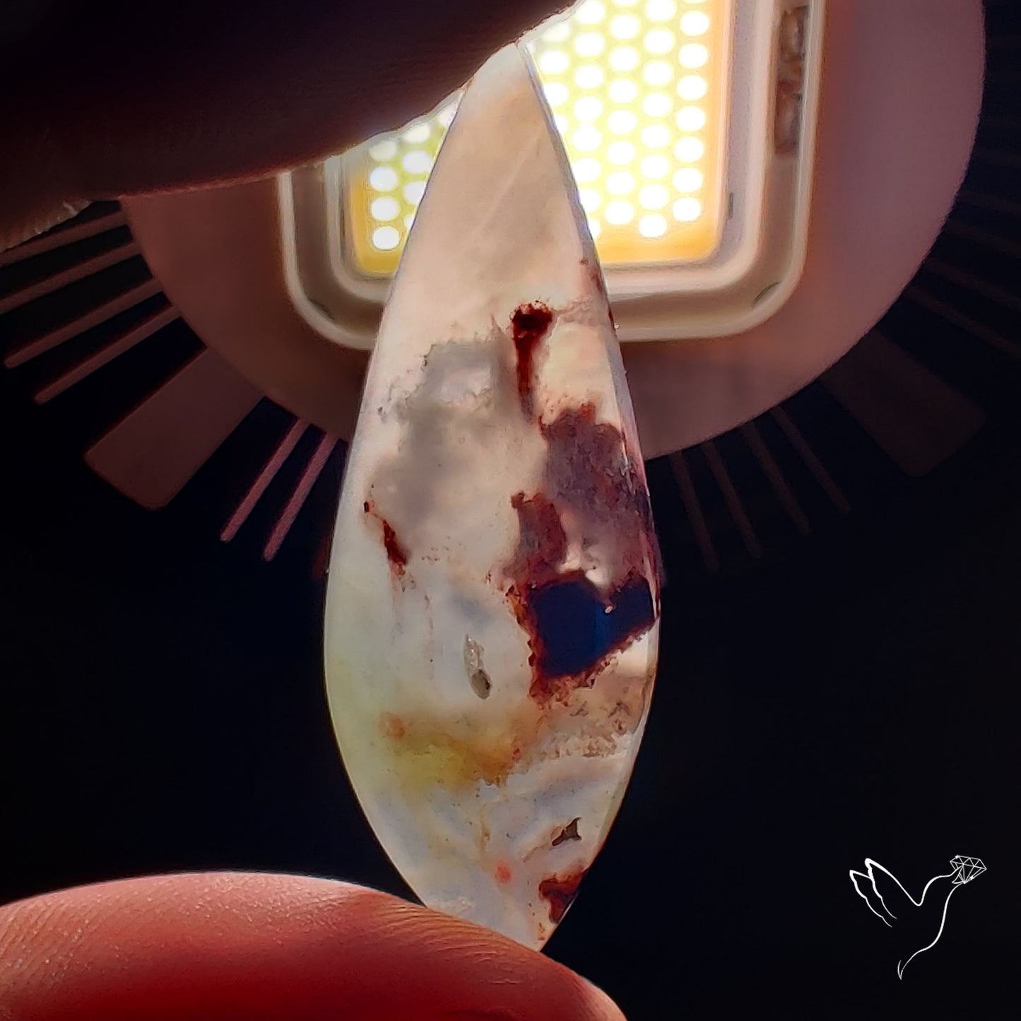 Aqua Chrysoprase Cabochon