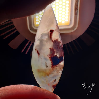 Aqua Chrysoprase Cabochon