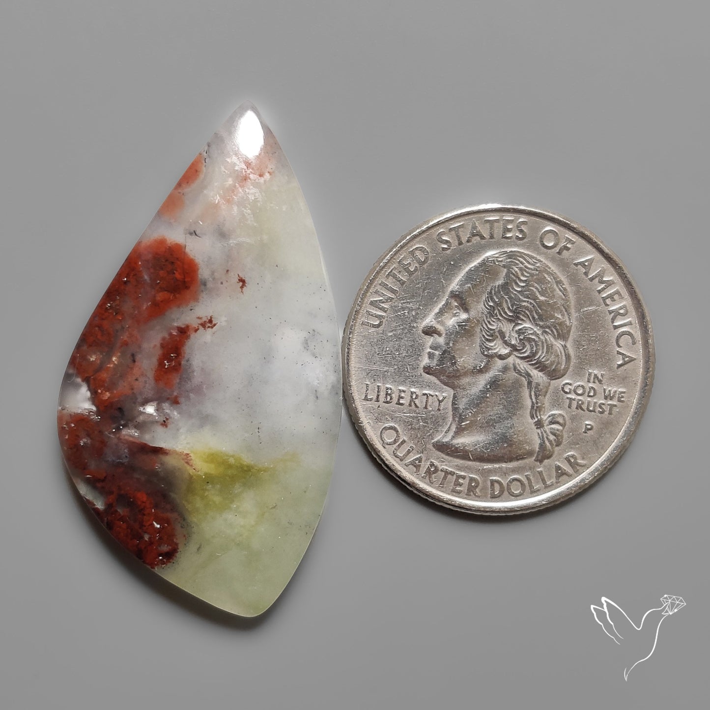 Aqua Chrysoprase Cabochon