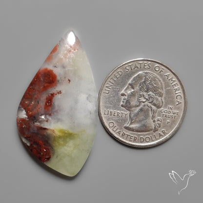 Aqua Chrysoprase Cabochon